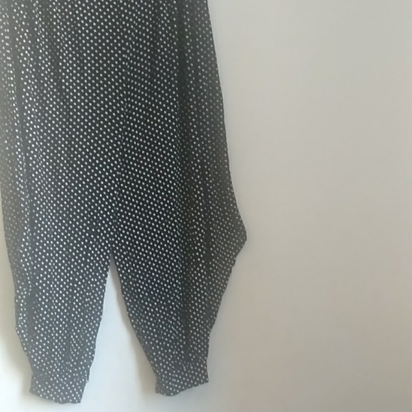 Doted Bohemian style flowy baggy pant - Picture 4 of 8